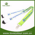 Gedruckt benutzerdefinierte Logo Farbstoff Sublimation Abtrünnige Lanyard